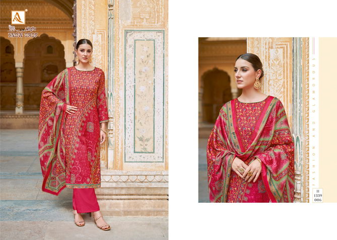 Snow Drop By Alok Suit Pashmina Dress Material Catalog